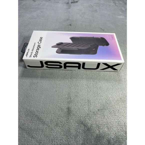 JSAUX Shock Absorbent Storage Case cover for Nintendo Switch 2 Translucent Black - Picture 6 of 10